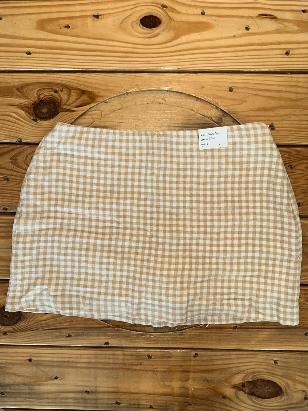 NWT ABERCROMBIE & FITCH SCARLETT LINEN-BLEND MINI SKORT